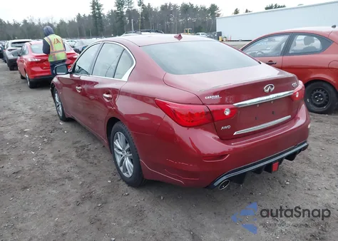 2014 Infiniti Q50 Premium from USA, damaged, VIN JN1BV7AR9EM685280